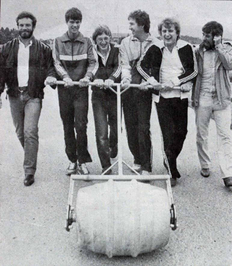 Bierfasslrollen_1985 Gerd Kohlhofer ist Weltrekordhalter im Bierfassl-Rollen