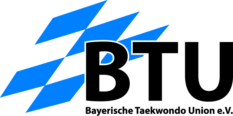 BTU-Logo Neues Logo für die Bayerische Taekwondo Union