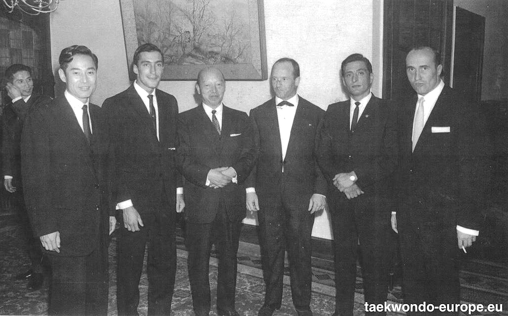 1964_Planung einer Taekwon-Do Goodwill Tour 1965_Quelle_taekwondo-europe-eu1 Vorbereitung der "Taekwon-Do Goodwill Tour 1965" mit koreanischen Großmeistern
