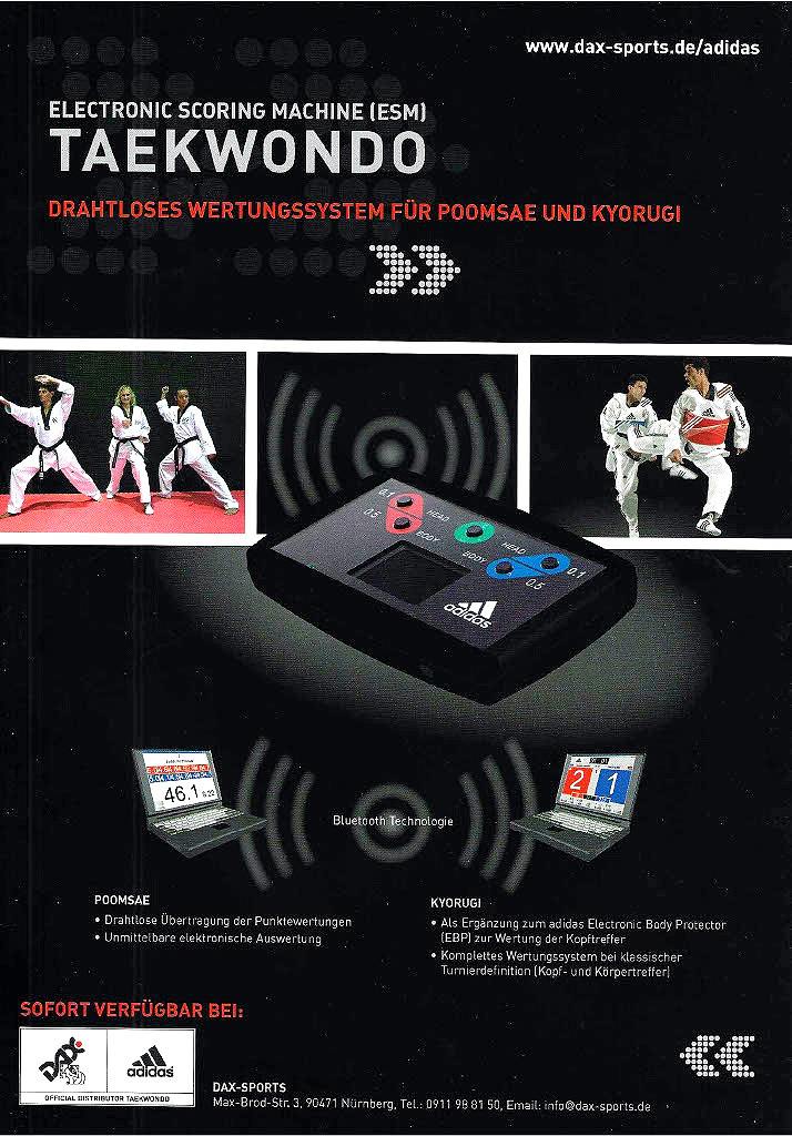 Dax-Sports1_Werbung_2008 Elektronische Westen und Wertungssystem von adidas