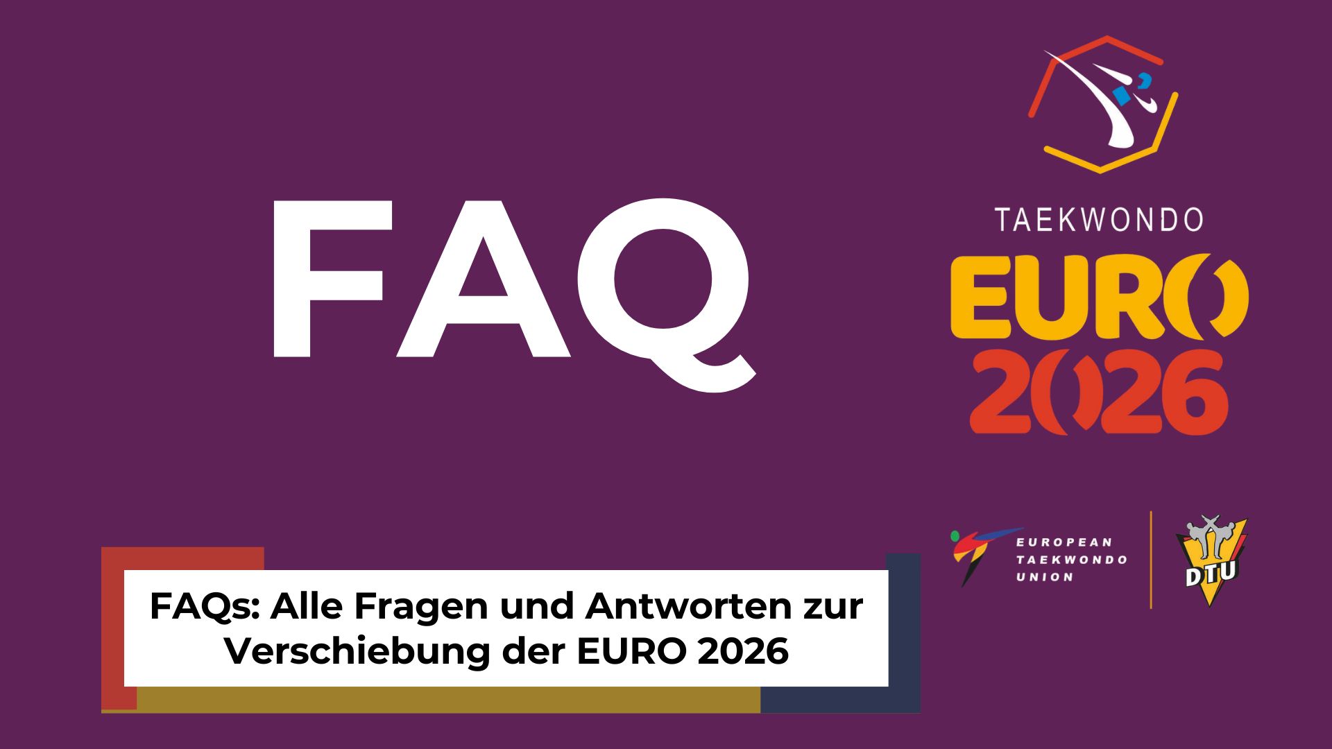 Termin für Europameisterschaft 2026 wird verschoben
